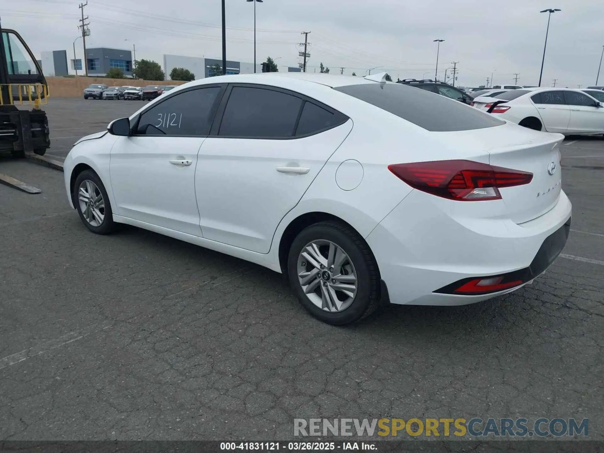 3 Photograph of a damaged car 5NPD84LF1LH603581 HYUNDAI ELANTRA 2020
