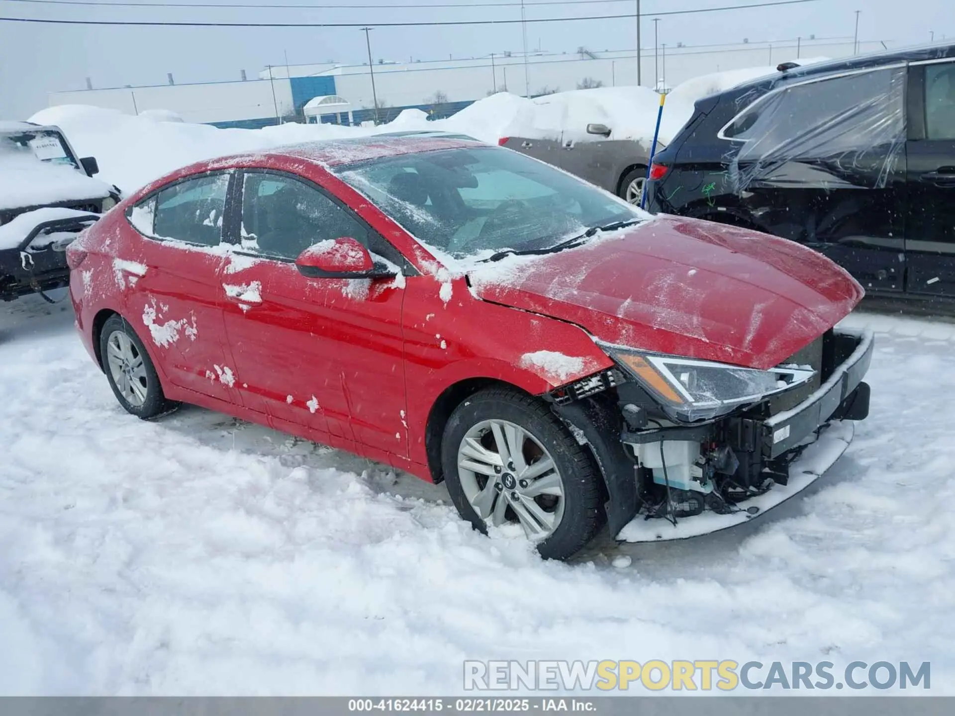 1 Photograph of a damaged car 5NPD84LF1LH606853 HYUNDAI ELANTRA 2020