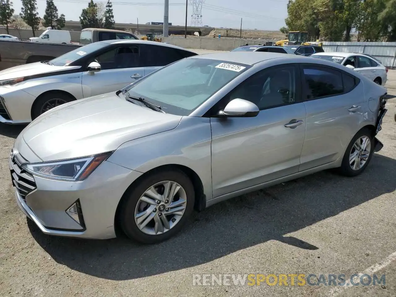 1 Photograph of a damaged car 5NPD84LF1LH610787 HYUNDAI ELANTRA 2020