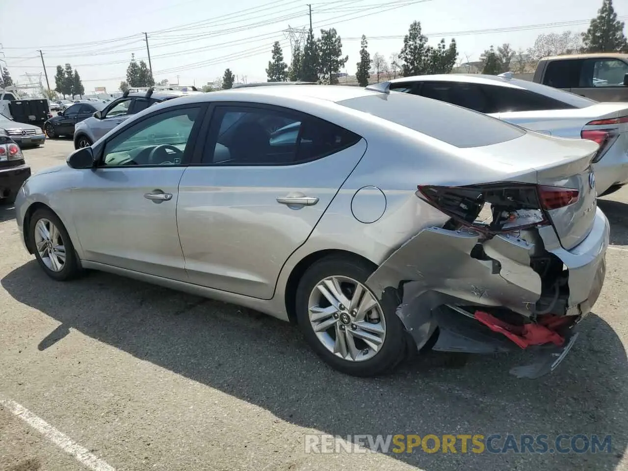 2 Photograph of a damaged car 5NPD84LF1LH610787 HYUNDAI ELANTRA 2020