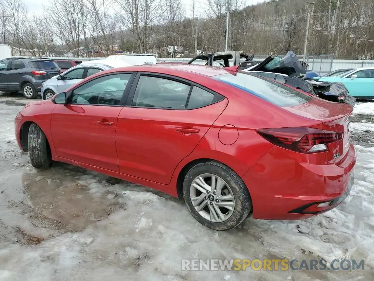 2 Photograph of a damaged car 5NPD84LF1LH620445 HYUNDAI ELANTRA 2020