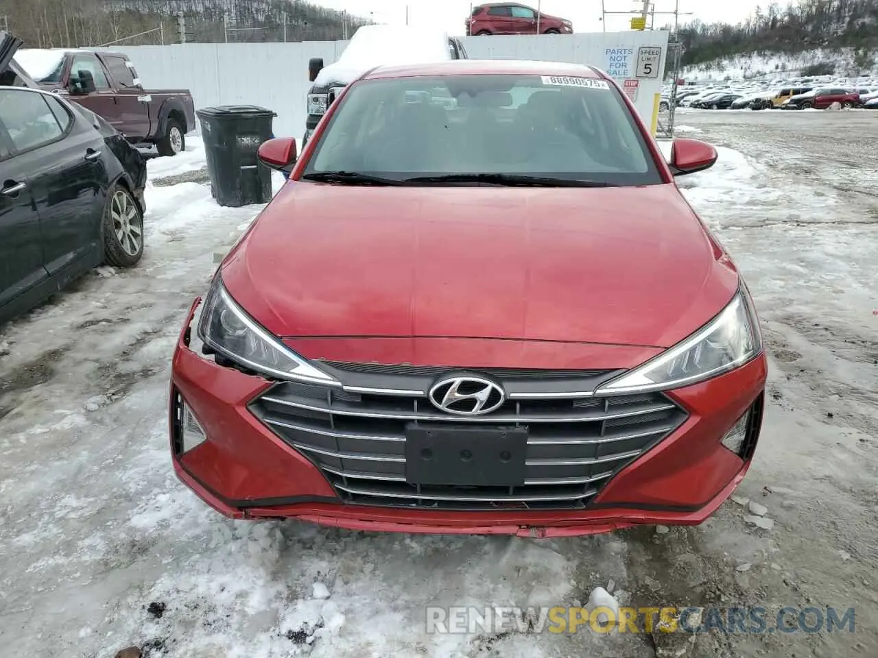 5 Photograph of a damaged car 5NPD84LF1LH620445 HYUNDAI ELANTRA 2020