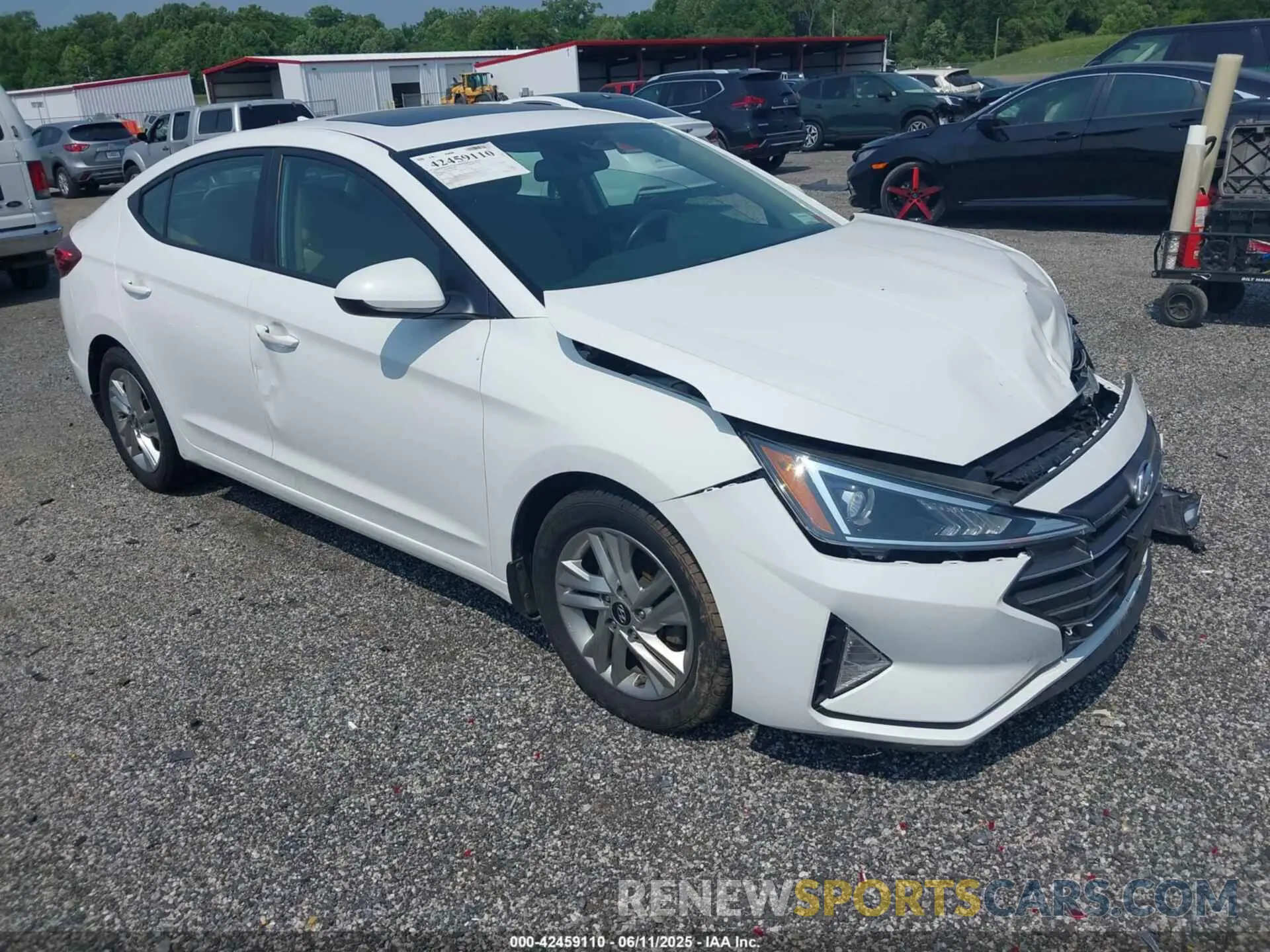 1 Photograph of a damaged car 5NPD84LF1LH632885 HYUNDAI ELANTRA 2020