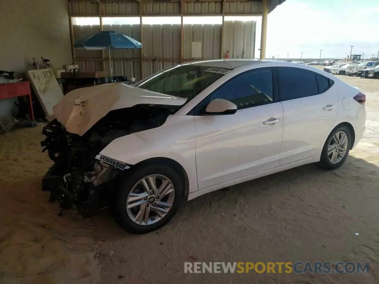 1 Photograph of a damaged car 5NPD84LF2LH544573 HYUNDAI ELANTRA 2020