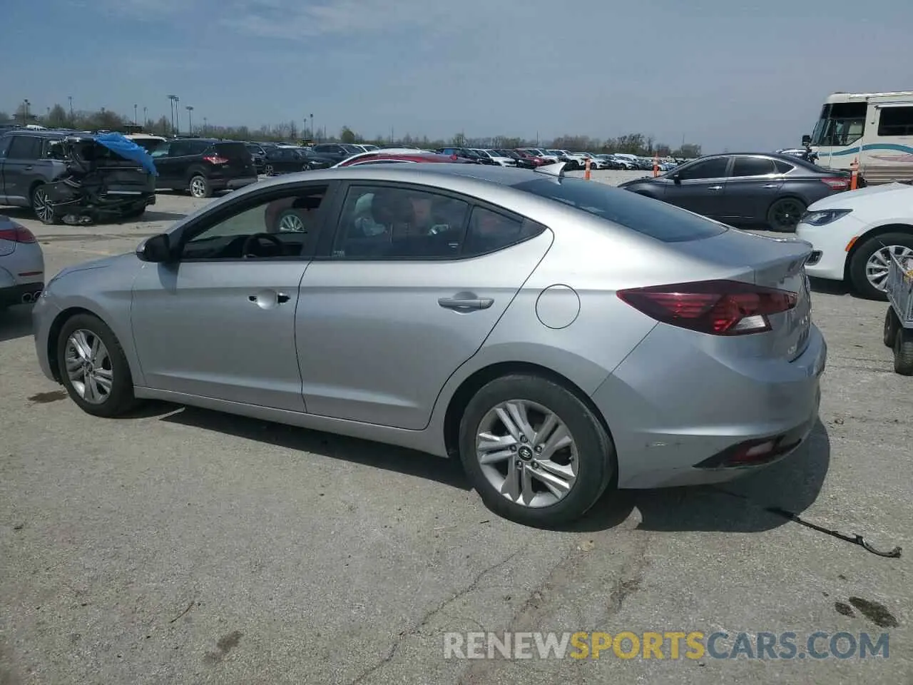2 Photograph of a damaged car 5NPD84LF2LH570283 HYUNDAI ELANTRA 2020