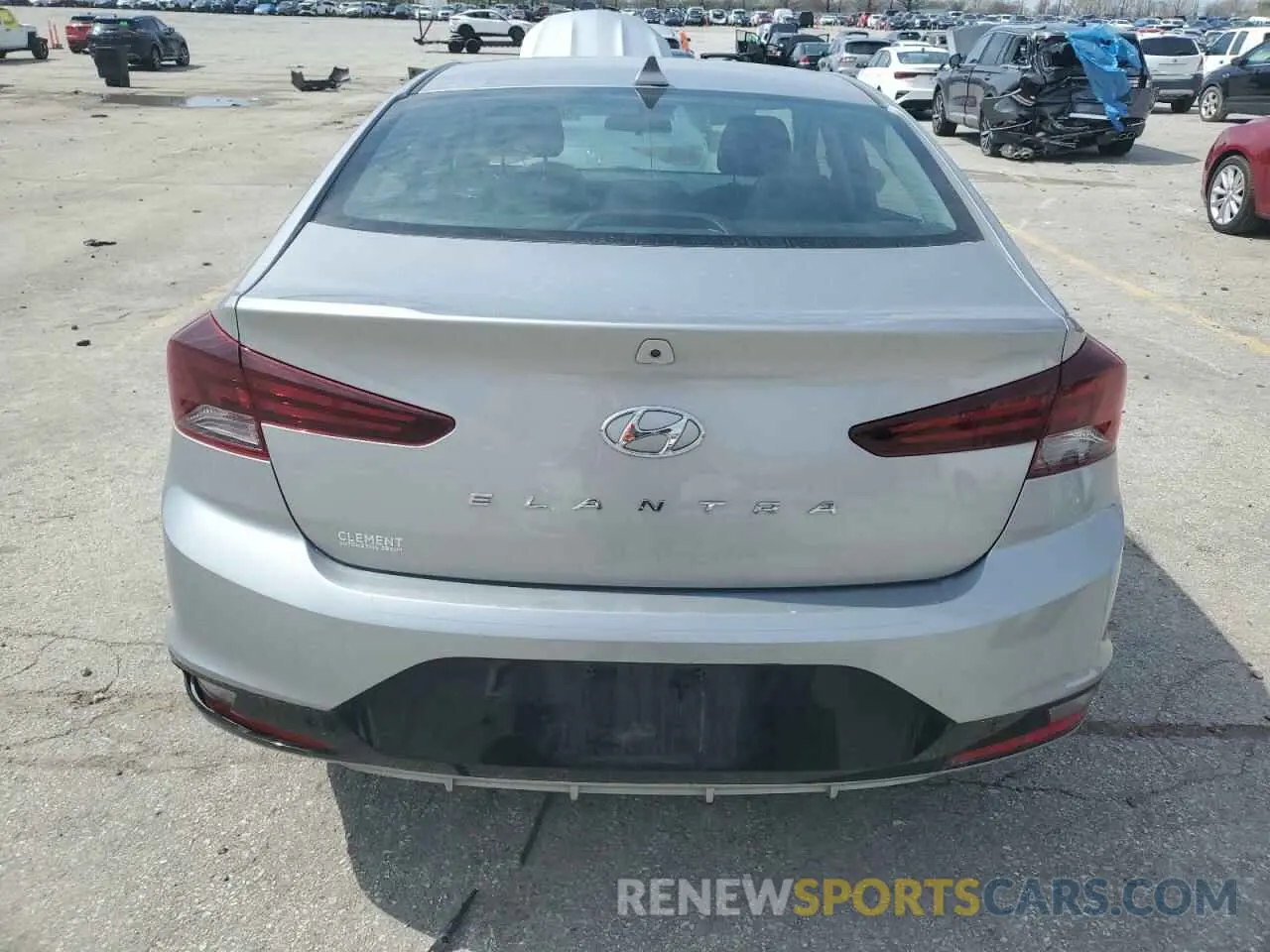 6 Photograph of a damaged car 5NPD84LF2LH570283 HYUNDAI ELANTRA 2020
