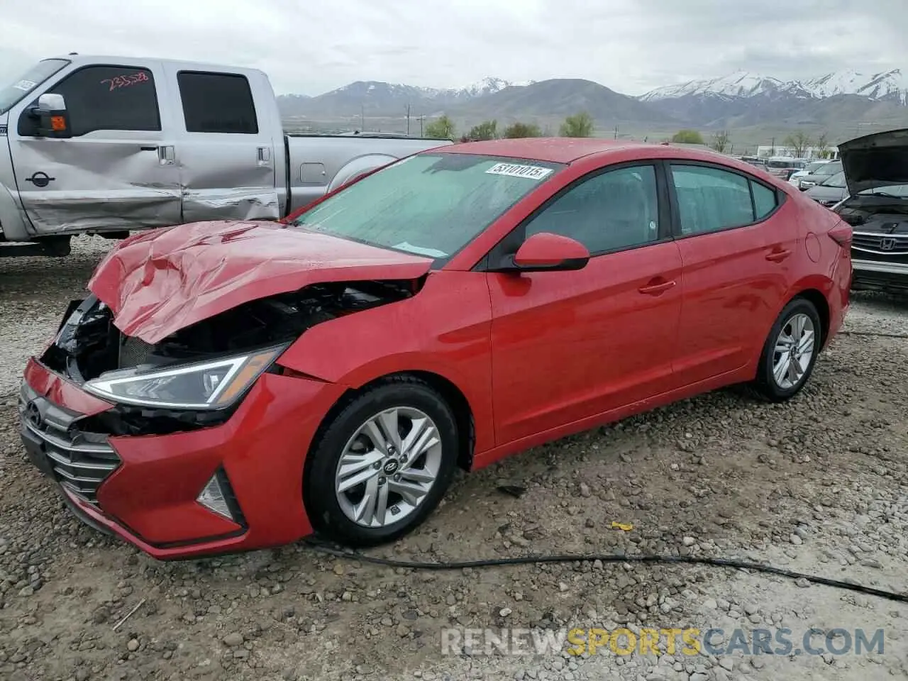 1 Photograph of a damaged car 5NPD84LF2LH576889 HYUNDAI ELANTRA 2020