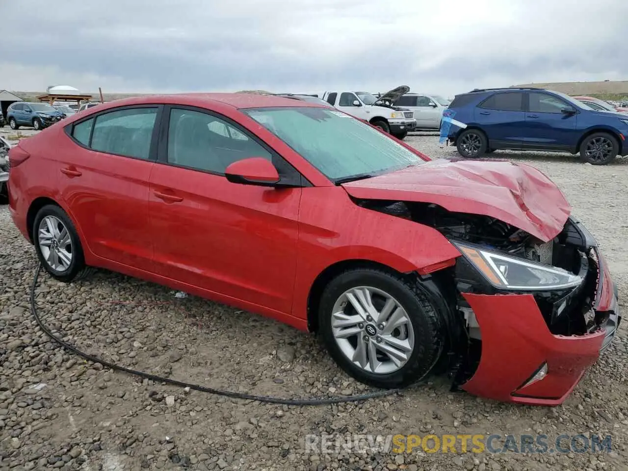 4 Photograph of a damaged car 5NPD84LF2LH576889 HYUNDAI ELANTRA 2020