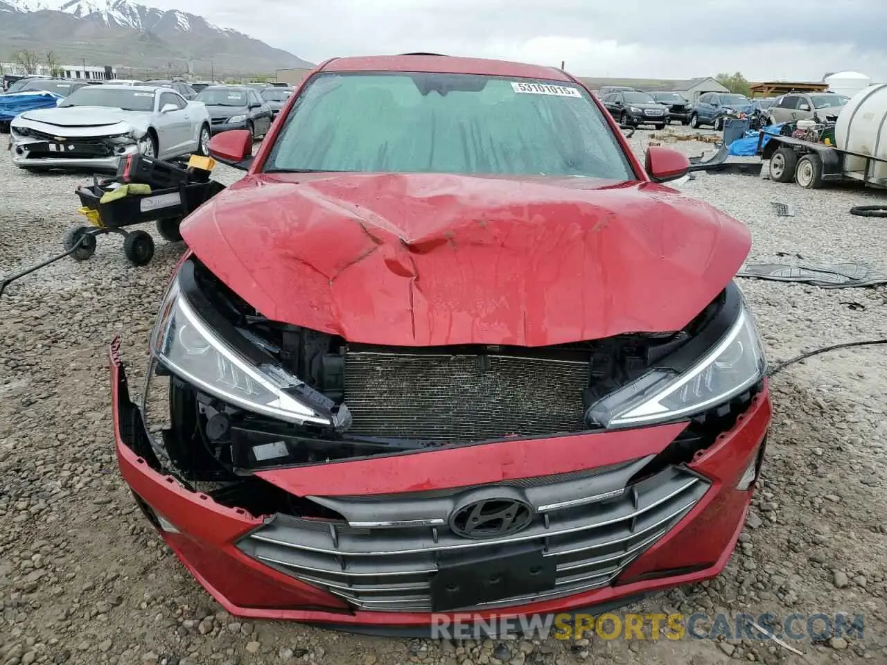 5 Photograph of a damaged car 5NPD84LF2LH576889 HYUNDAI ELANTRA 2020