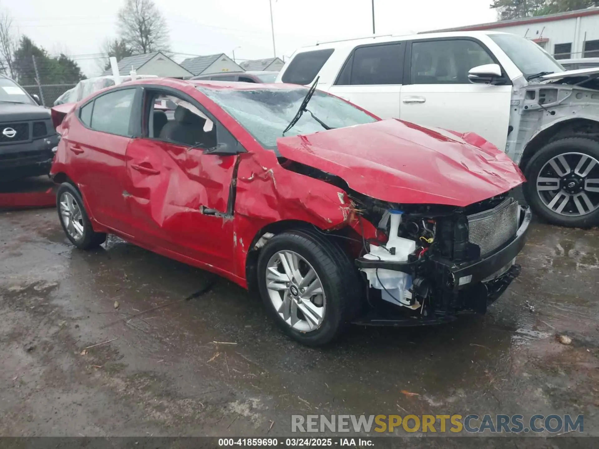 1 Photograph of a damaged car 5NPD84LF2LH582319 HYUNDAI ELANTRA 2020
