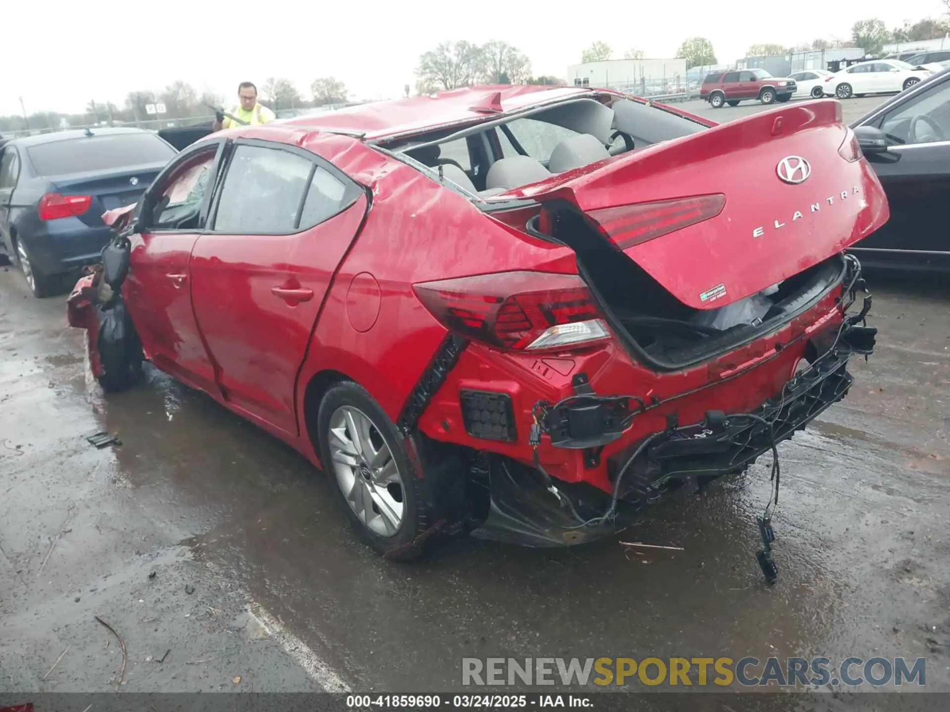 3 Photograph of a damaged car 5NPD84LF2LH582319 HYUNDAI ELANTRA 2020