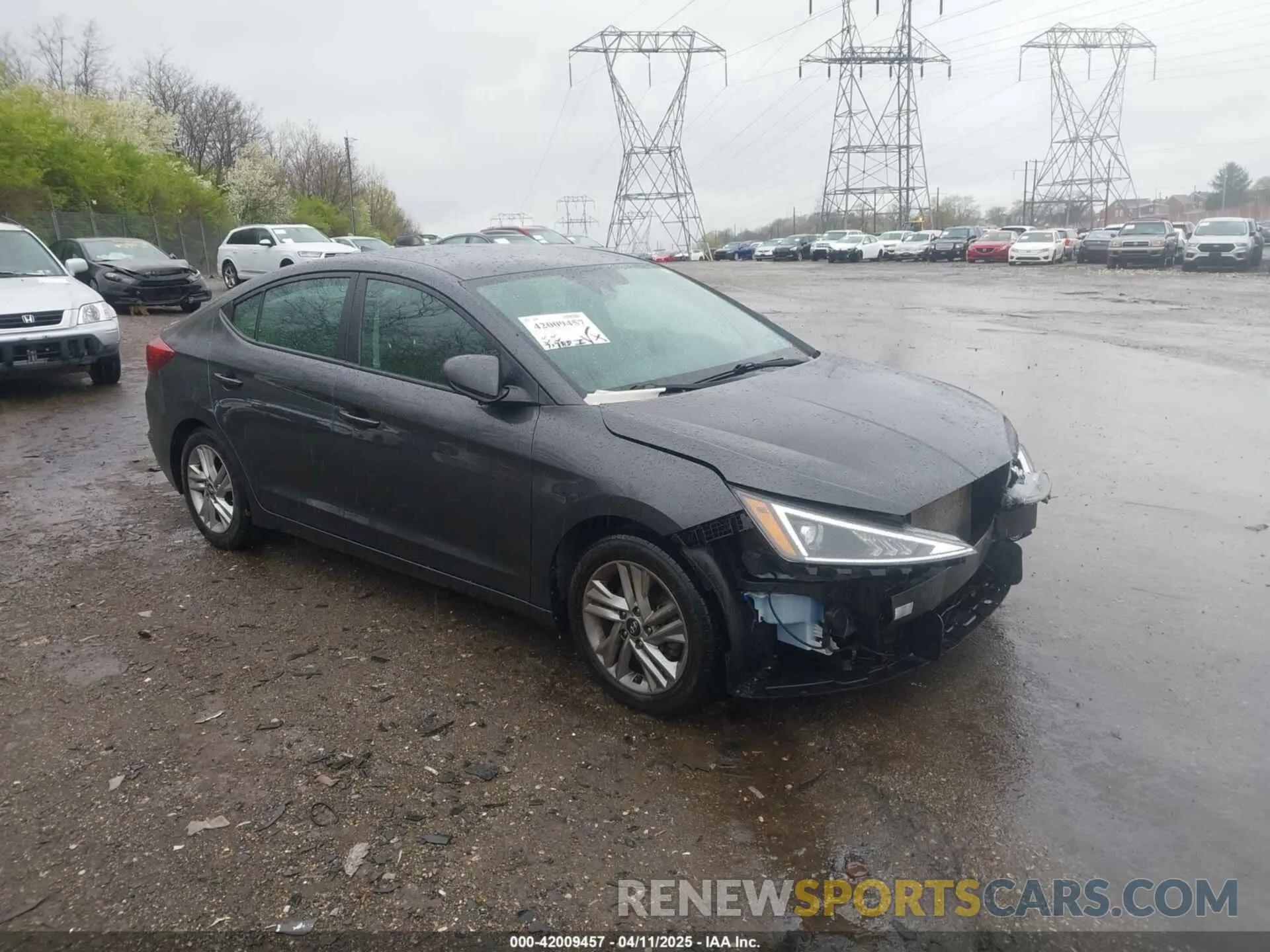 1 Photograph of a damaged car 5NPD84LF2LH614136 HYUNDAI ELANTRA 2020