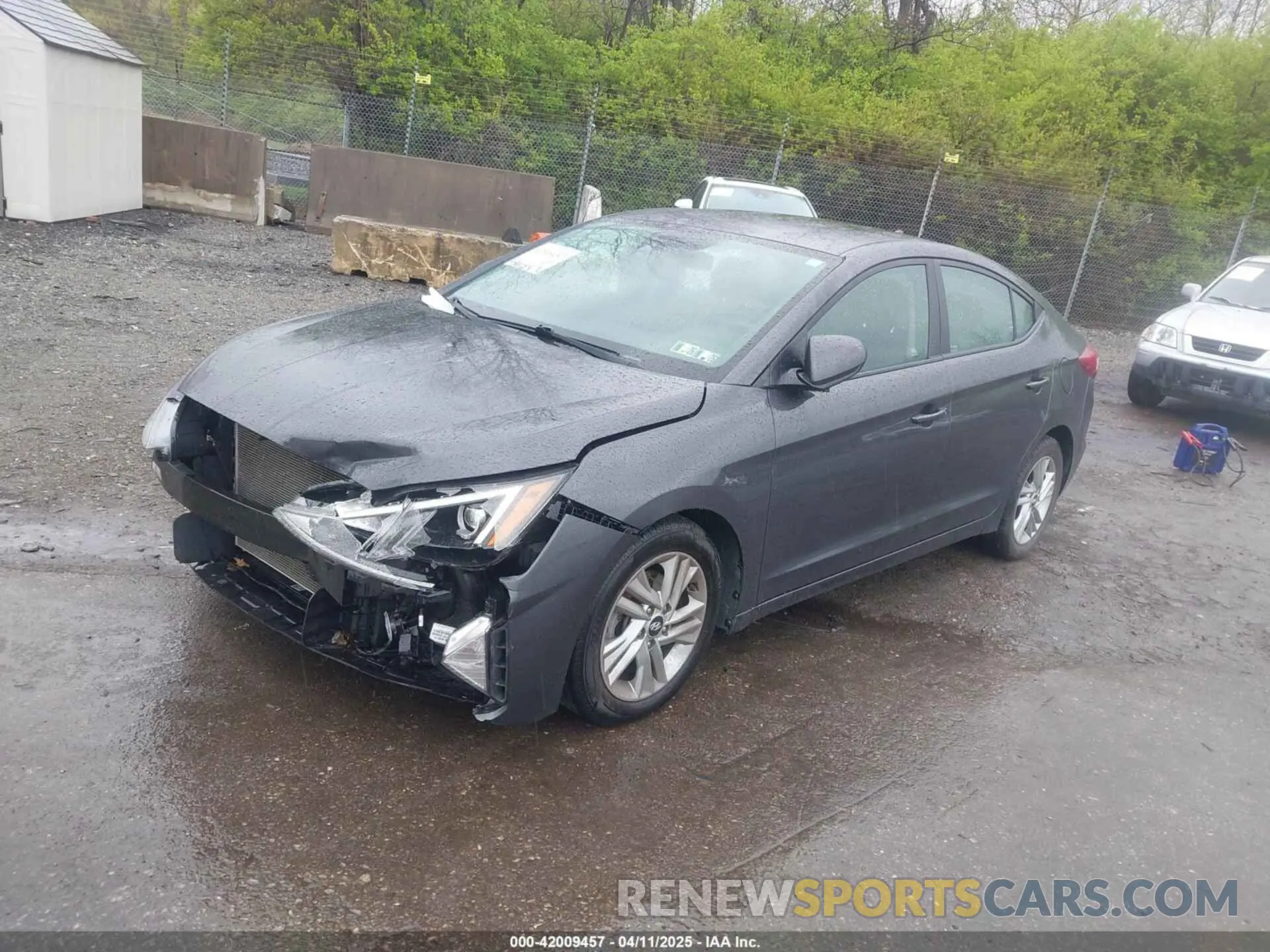 2 Photograph of a damaged car 5NPD84LF2LH614136 HYUNDAI ELANTRA 2020