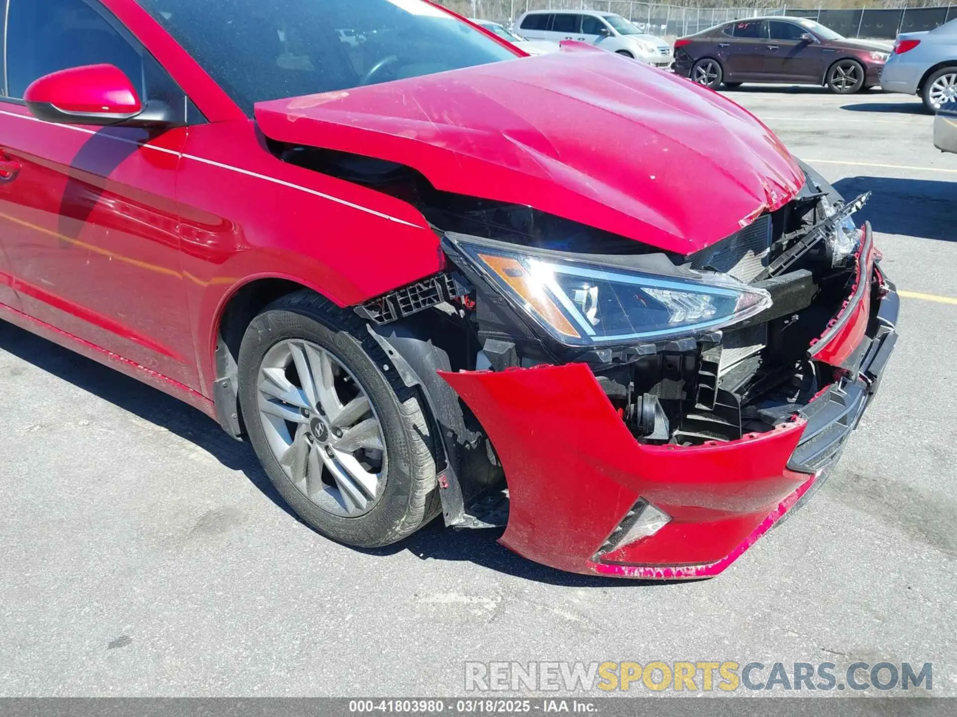 17 Photograph of a damaged car 5NPD84LF2LH614637 HYUNDAI ELANTRA 2020
