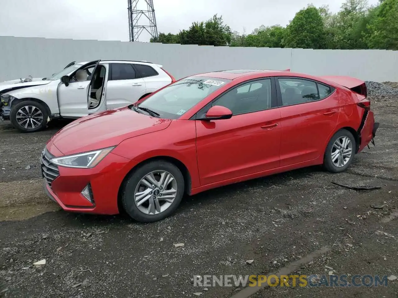 1 Photograph of a damaged car 5NPD84LF2LH616016 HYUNDAI ELANTRA 2020