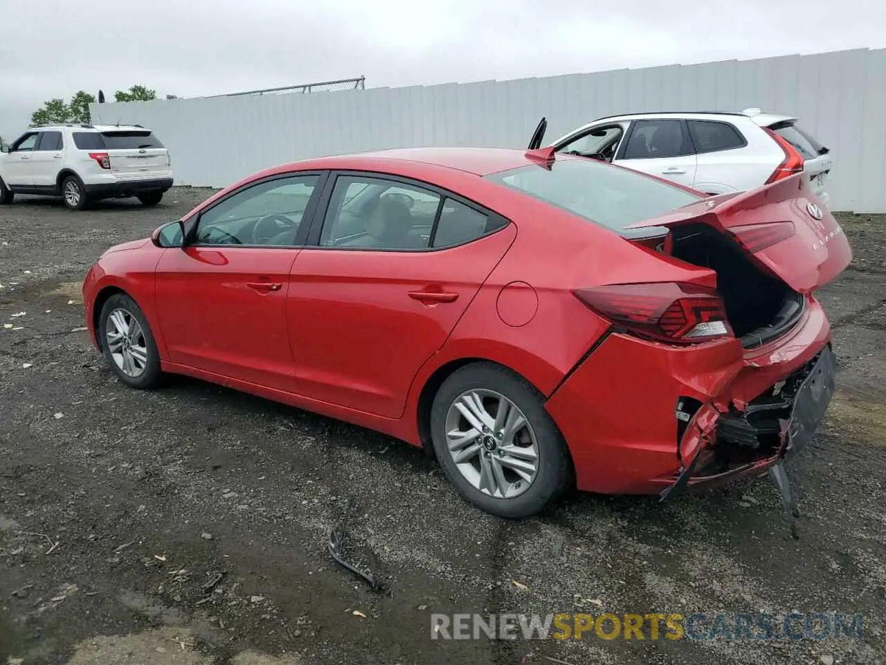 2 Photograph of a damaged car 5NPD84LF2LH616016 HYUNDAI ELANTRA 2020