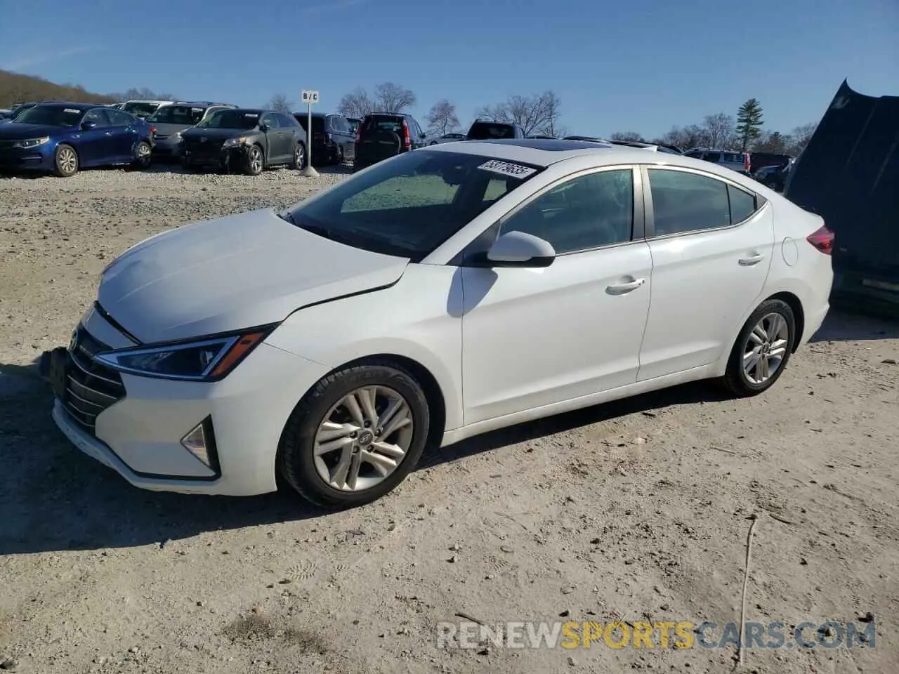 1 Photograph of a damaged car 5NPD84LF2LH618364 HYUNDAI ELANTRA 2020