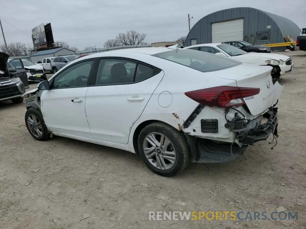 2 Photograph of a damaged car 5NPD84LF2LH620406 HYUNDAI ELANTRA 2020