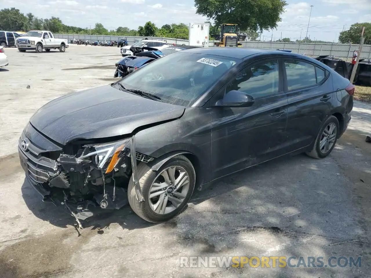 1 Photograph of a damaged car 5NPD84LF2LH622057 HYUNDAI ELANTRA 2020