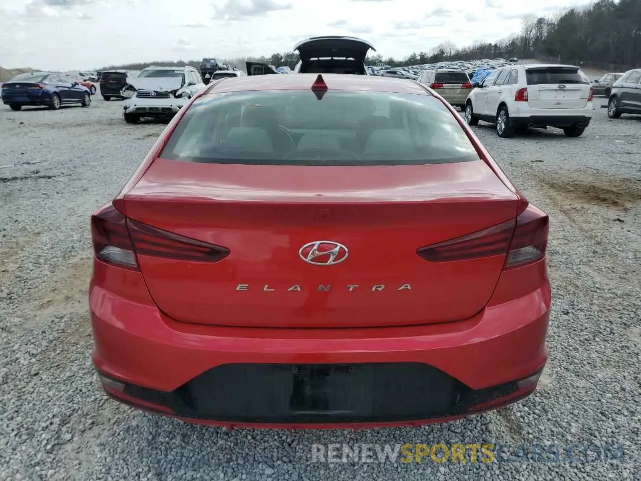 6 Photograph of a damaged car 5NPD84LF2LH623869 HYUNDAI ELANTRA 2020