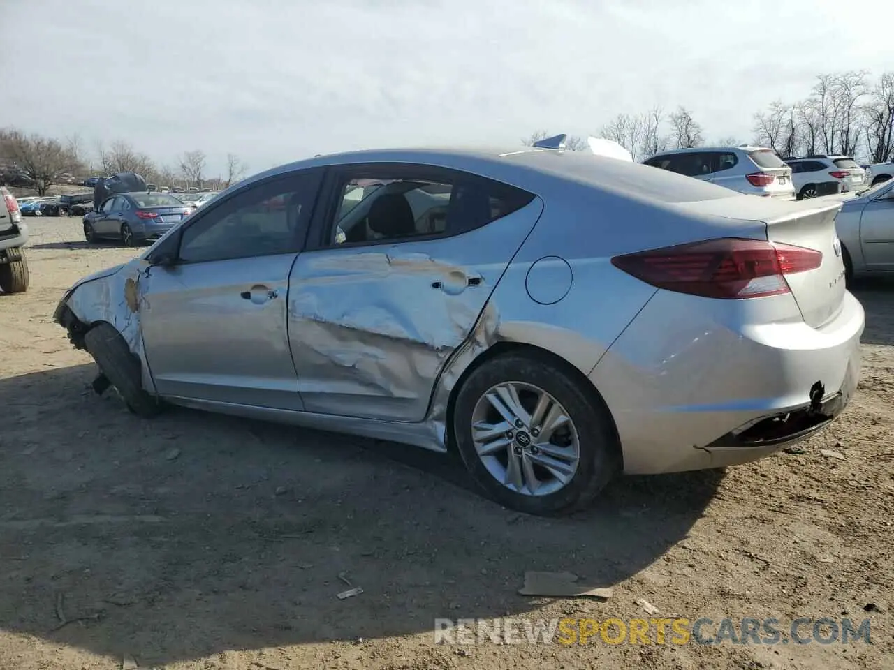 2 Photograph of a damaged car 5NPD84LF2LH631342 HYUNDAI ELANTRA 2020