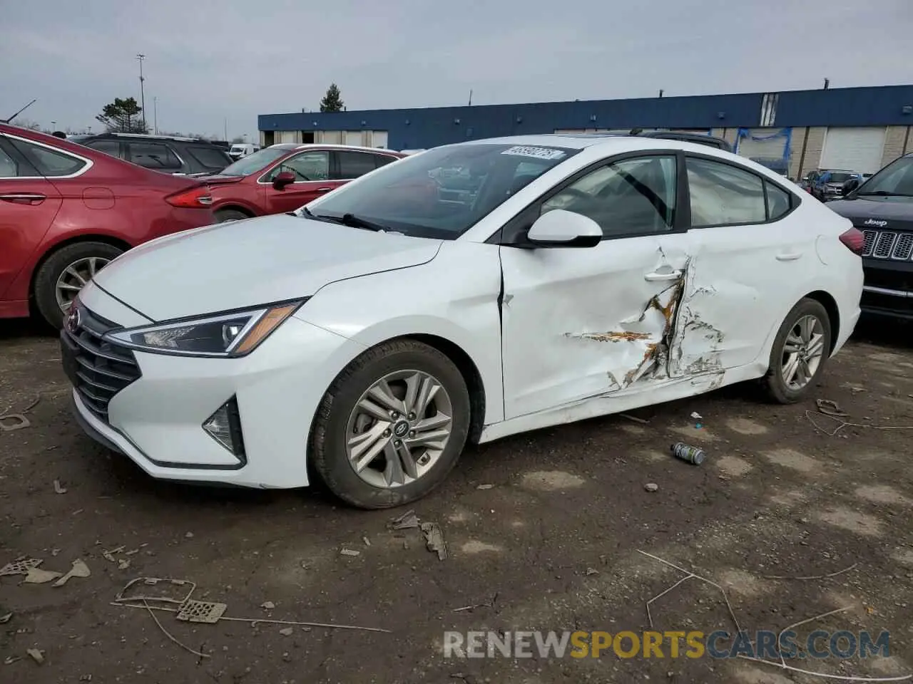1 Photograph of a damaged car 5NPD84LF3LH503353 HYUNDAI ELANTRA 2020