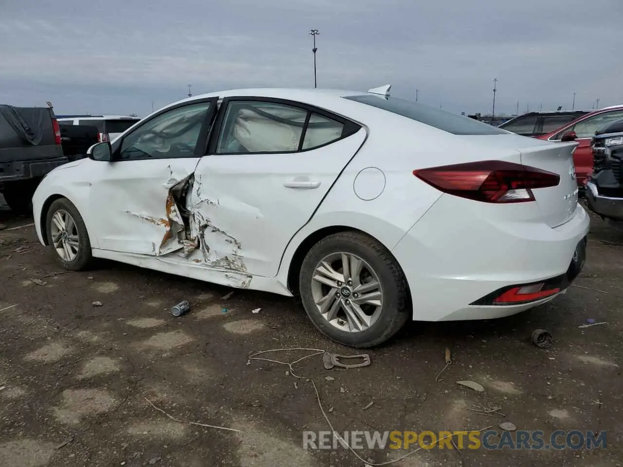 2 Photograph of a damaged car 5NPD84LF3LH503353 HYUNDAI ELANTRA 2020