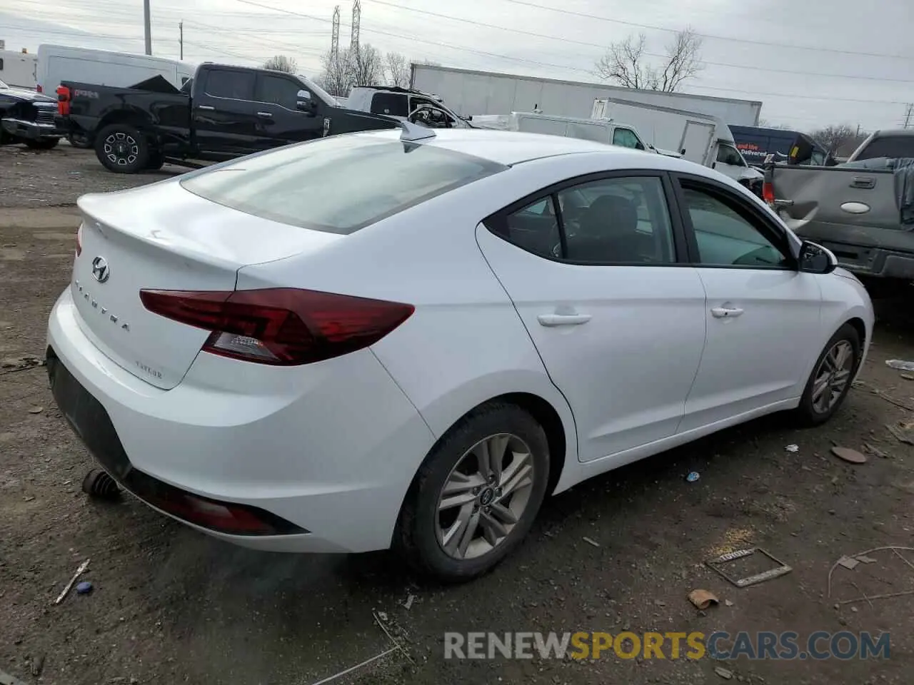 3 Photograph of a damaged car 5NPD84LF3LH503353 HYUNDAI ELANTRA 2020