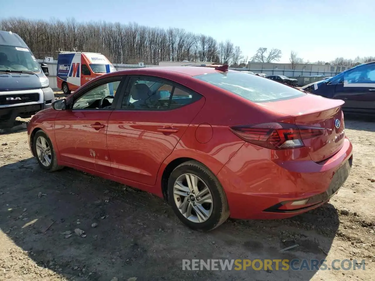 2 Photograph of a damaged car 5NPD84LF3LH535221 HYUNDAI ELANTRA 2020