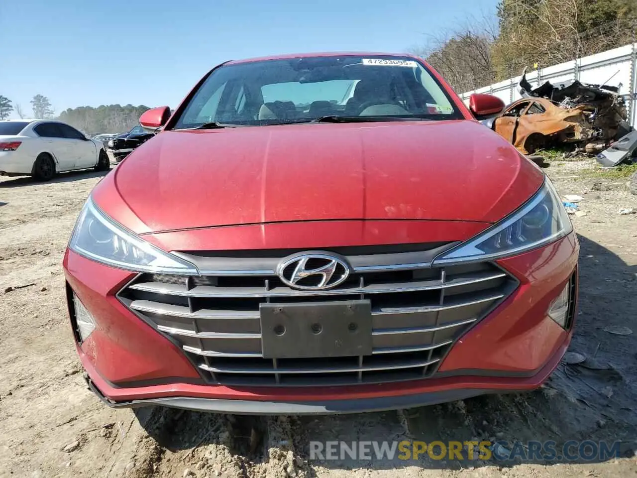 5 Photograph of a damaged car 5NPD84LF3LH535221 HYUNDAI ELANTRA 2020