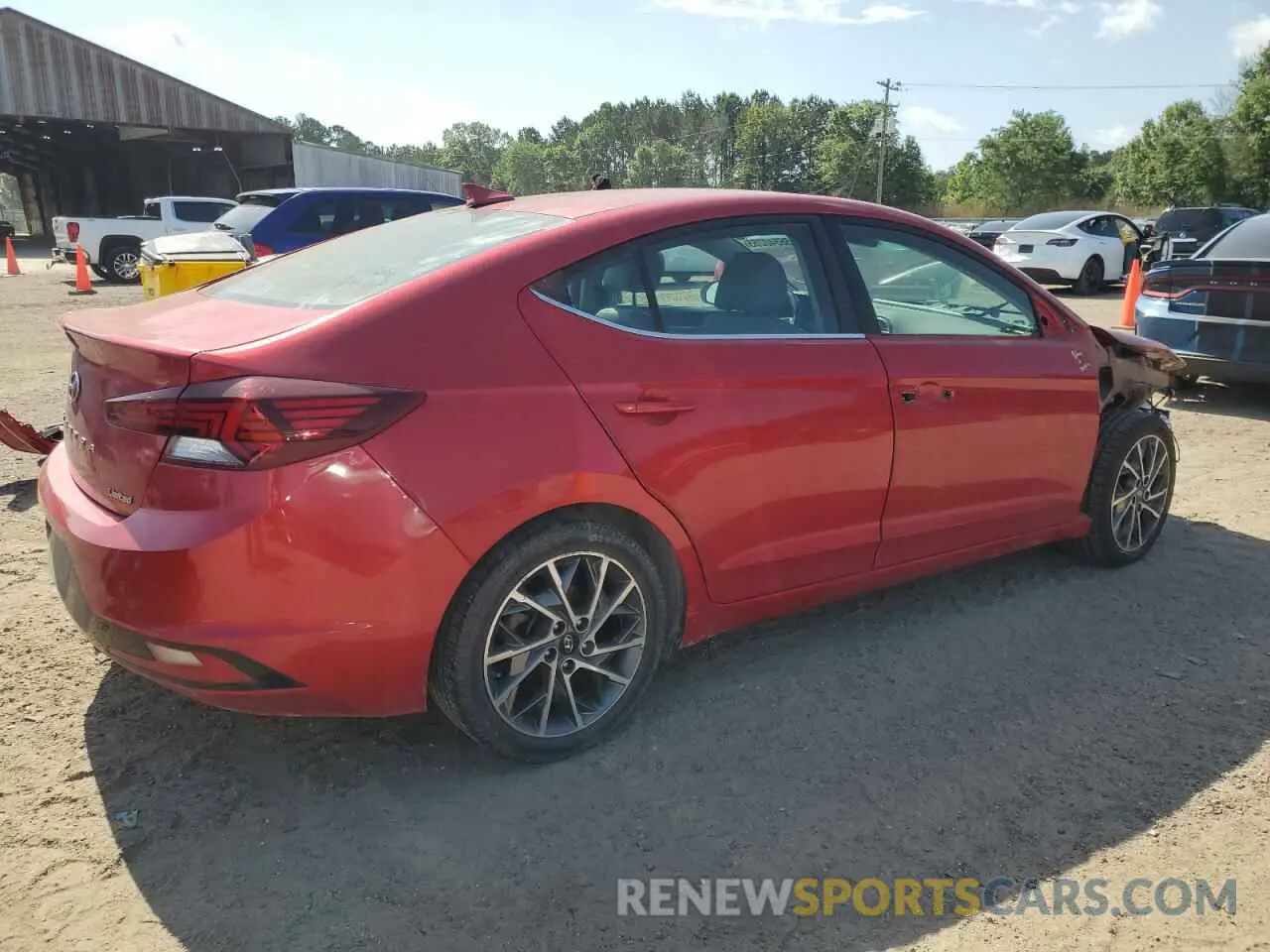 3 Photograph of a damaged car 5NPD84LF3LH573807 HYUNDAI ELANTRA 2020
