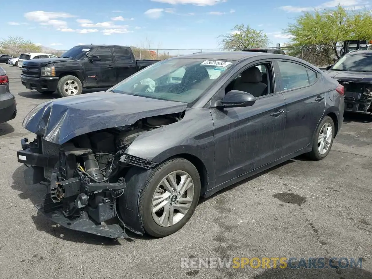 1 Photograph of a damaged car 5NPD84LF3LH579297 HYUNDAI ELANTRA 2020
