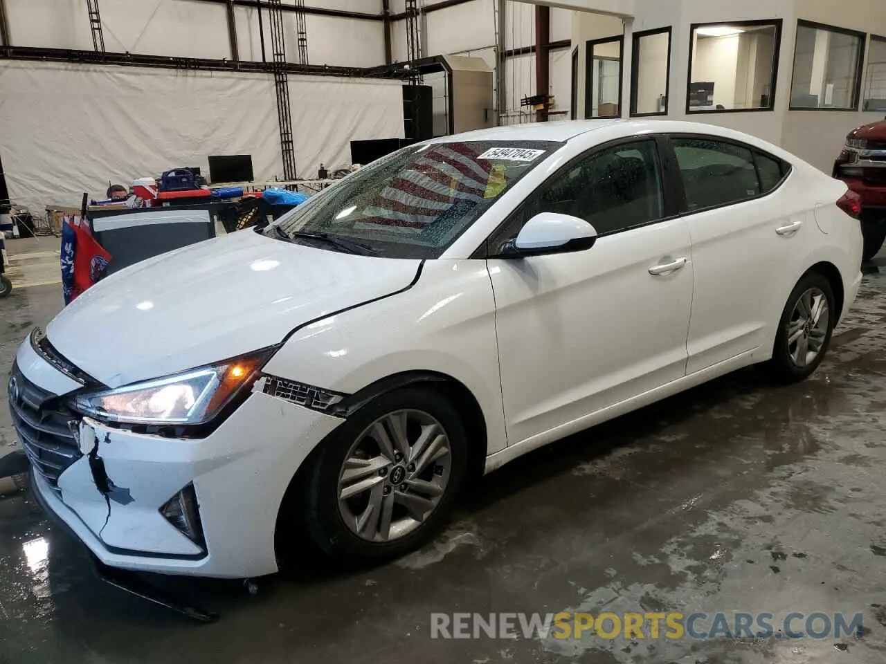 1 Photograph of a damaged car 5NPD84LF3LH584743 HYUNDAI ELANTRA 2020