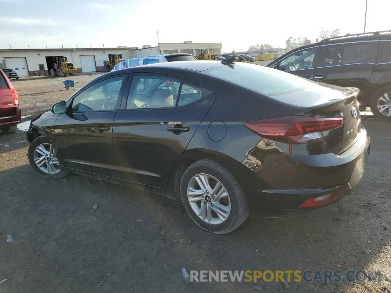 2 Photograph of a damaged car 5NPD84LF3LH593538 HYUNDAI ELANTRA 2020