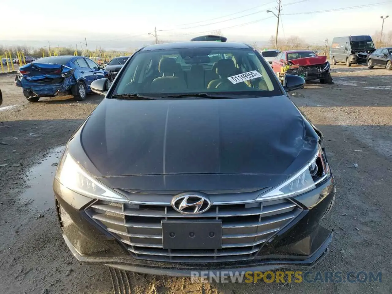 5 Photograph of a damaged car 5NPD84LF3LH593538 HYUNDAI ELANTRA 2020