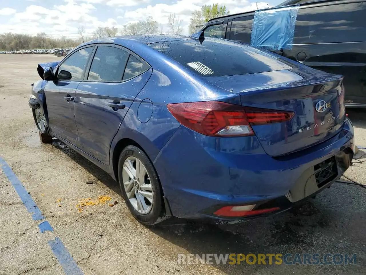 2 Photograph of a damaged car 5NPD84LF3LH594205 HYUNDAI ELANTRA 2020