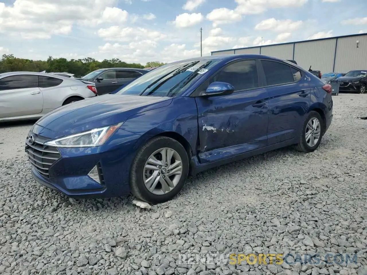 1 Photograph of a damaged car 5NPD84LF3LH595953 HYUNDAI ELANTRA 2020