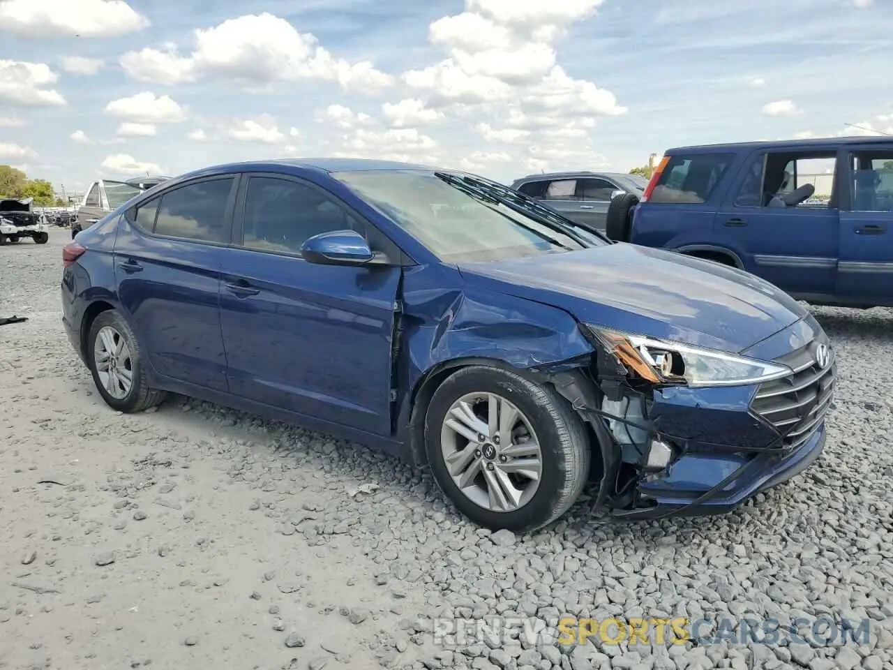 4 Photograph of a damaged car 5NPD84LF3LH595953 HYUNDAI ELANTRA 2020