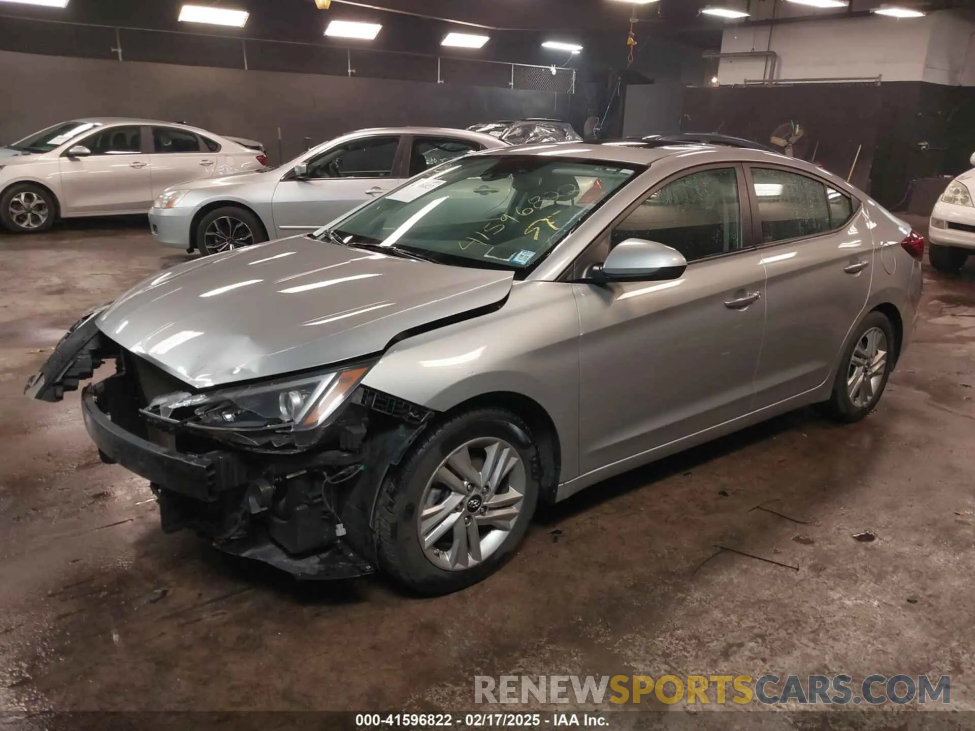 2 Photograph of a damaged car 5NPD84LF3LH600987 HYUNDAI ELANTRA 2020