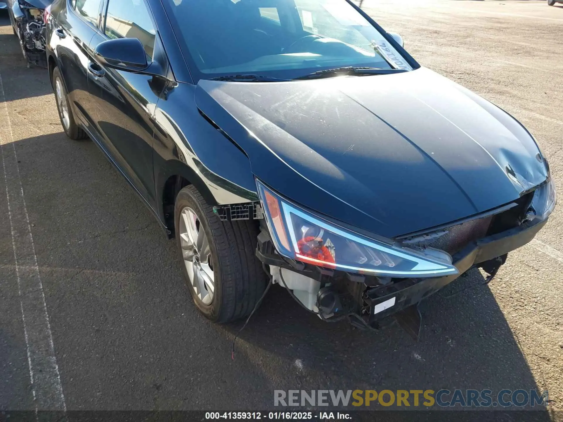 1 Photograph of a damaged car 5NPD84LF3LH606286 HYUNDAI ELANTRA 2020