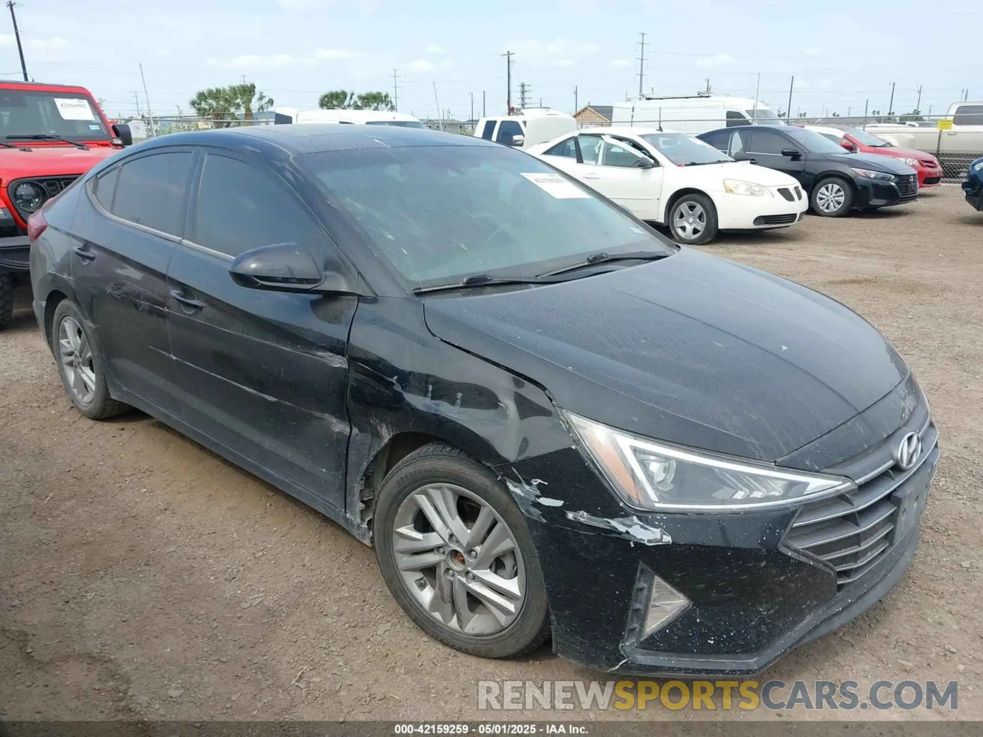1 Photograph of a damaged car 5NPD84LF3LH606921 HYUNDAI ELANTRA 2020