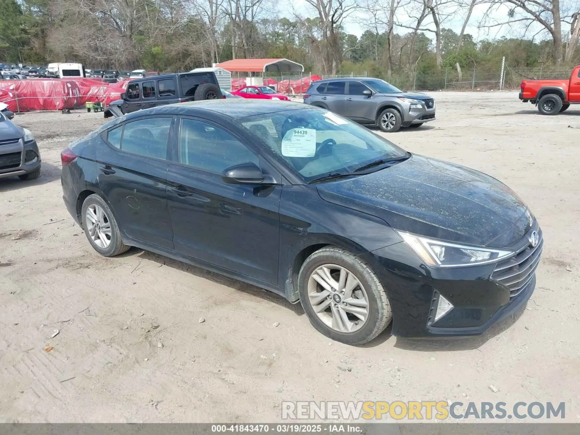 1 Photograph of a damaged car 5NPD84LF3LH620141 HYUNDAI ELANTRA 2020