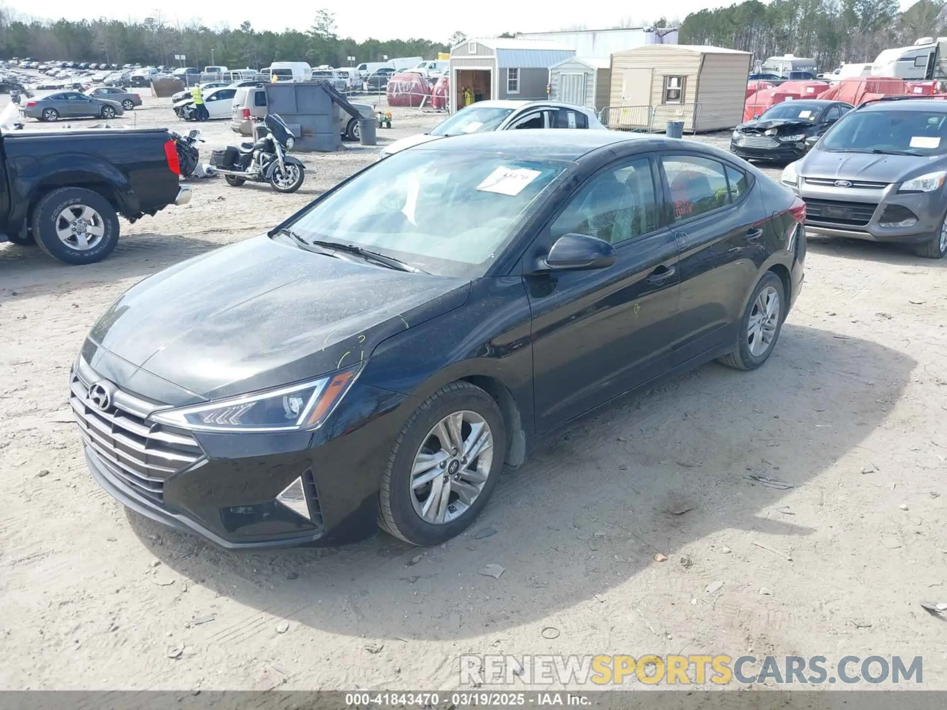2 Photograph of a damaged car 5NPD84LF3LH620141 HYUNDAI ELANTRA 2020