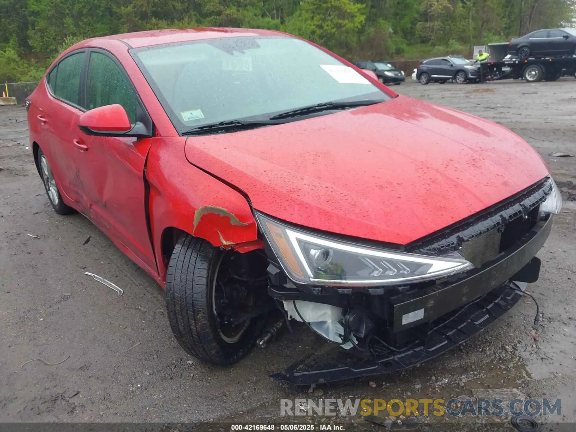 1 Photograph of a damaged car 5NPD84LF3LH626392 HYUNDAI ELANTRA 2020