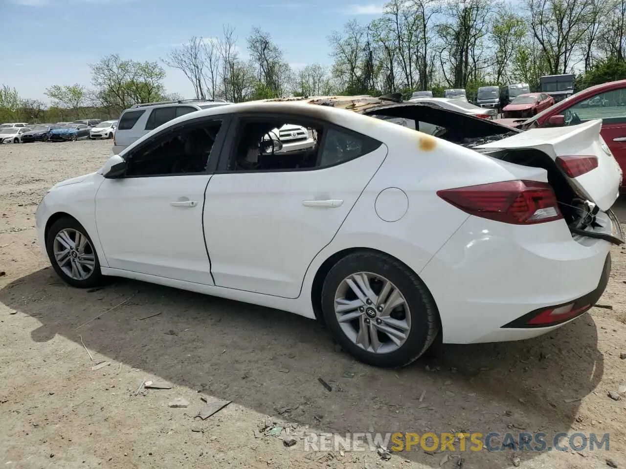 2 Photograph of a damaged car 5NPD84LF3LH630507 HYUNDAI ELANTRA 2020