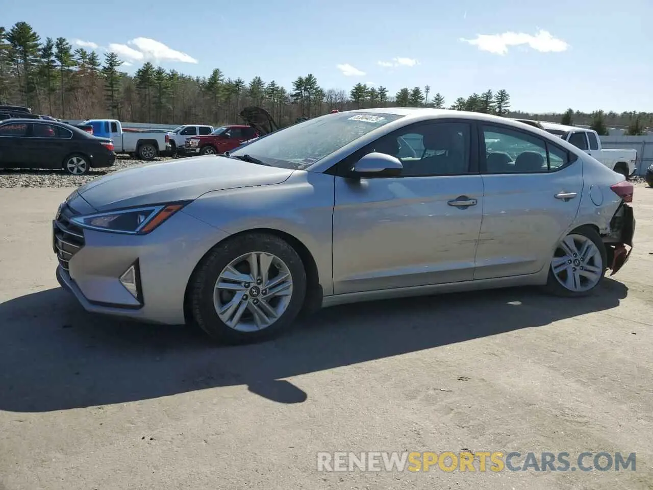 1 Photograph of a damaged car 5NPD84LF3LH631186 HYUNDAI ELANTRA 2020