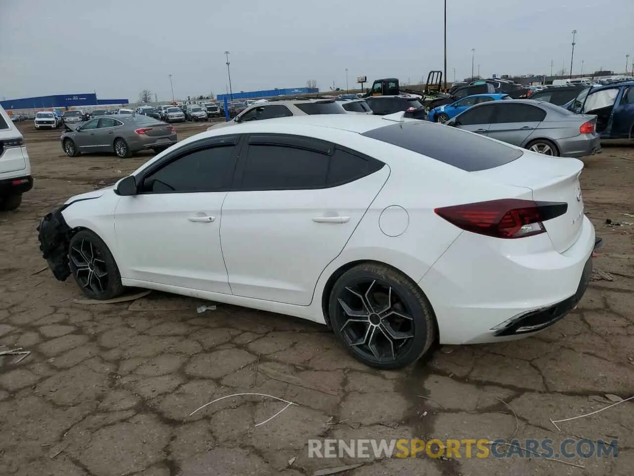 2 Photograph of a damaged car 5NPD84LF3LH633200 HYUNDAI ELANTRA 2020
