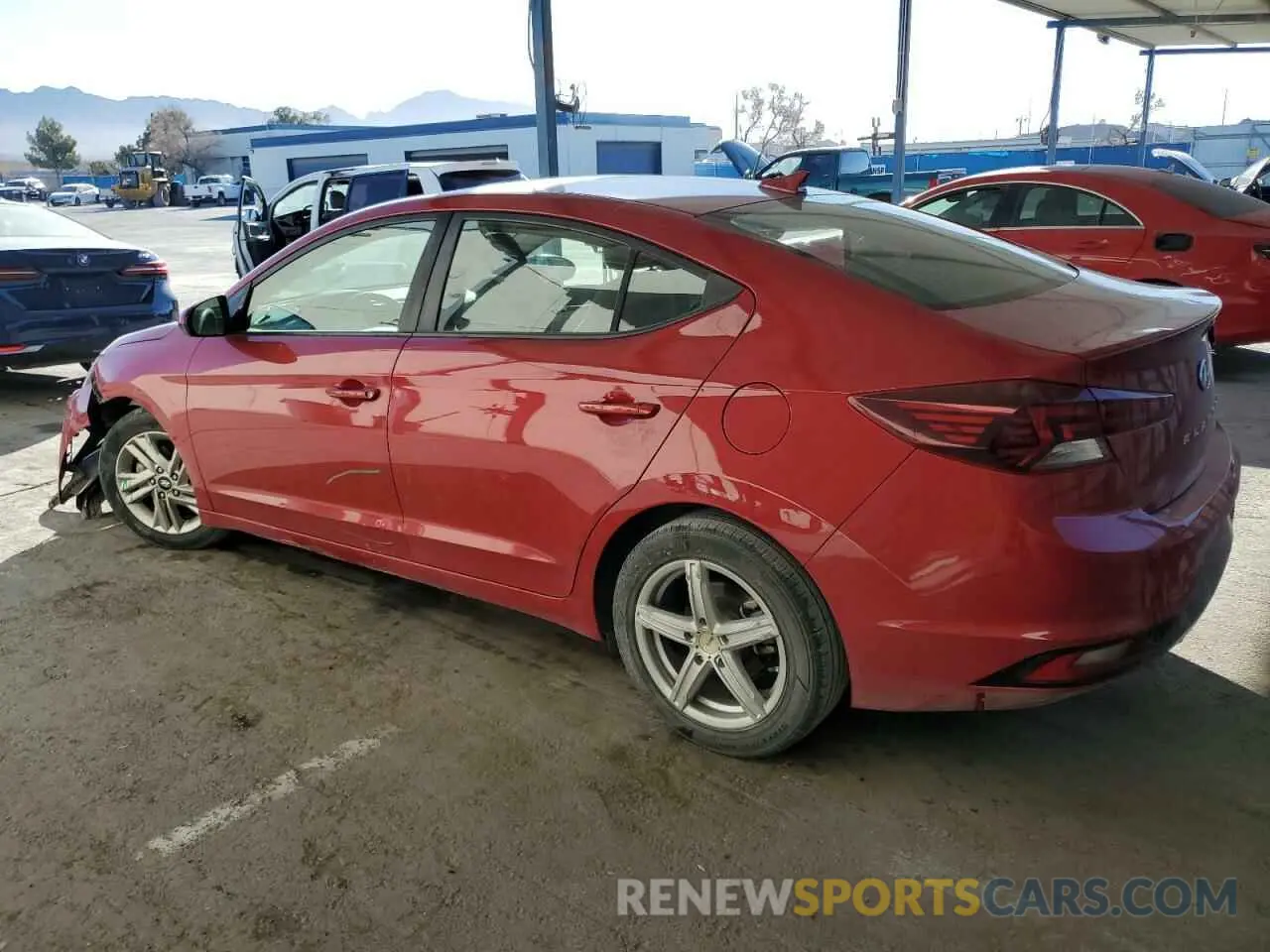 2 Photograph of a damaged car 5NPD84LF4LH493917 HYUNDAI ELANTRA 2020