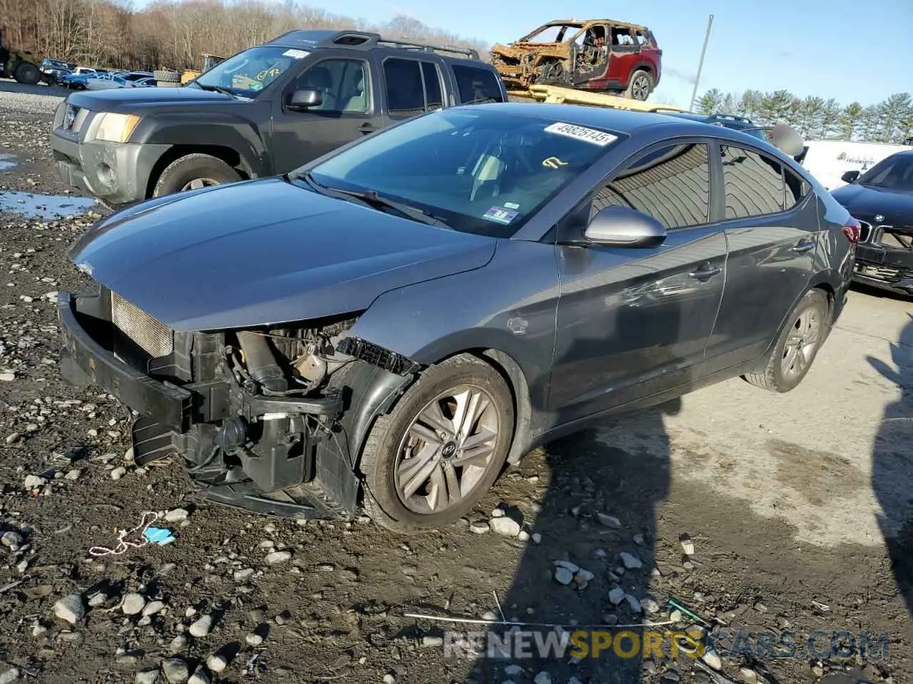 1 Photograph of a damaged car 5NPD84LF4LH498809 HYUNDAI ELANTRA 2020