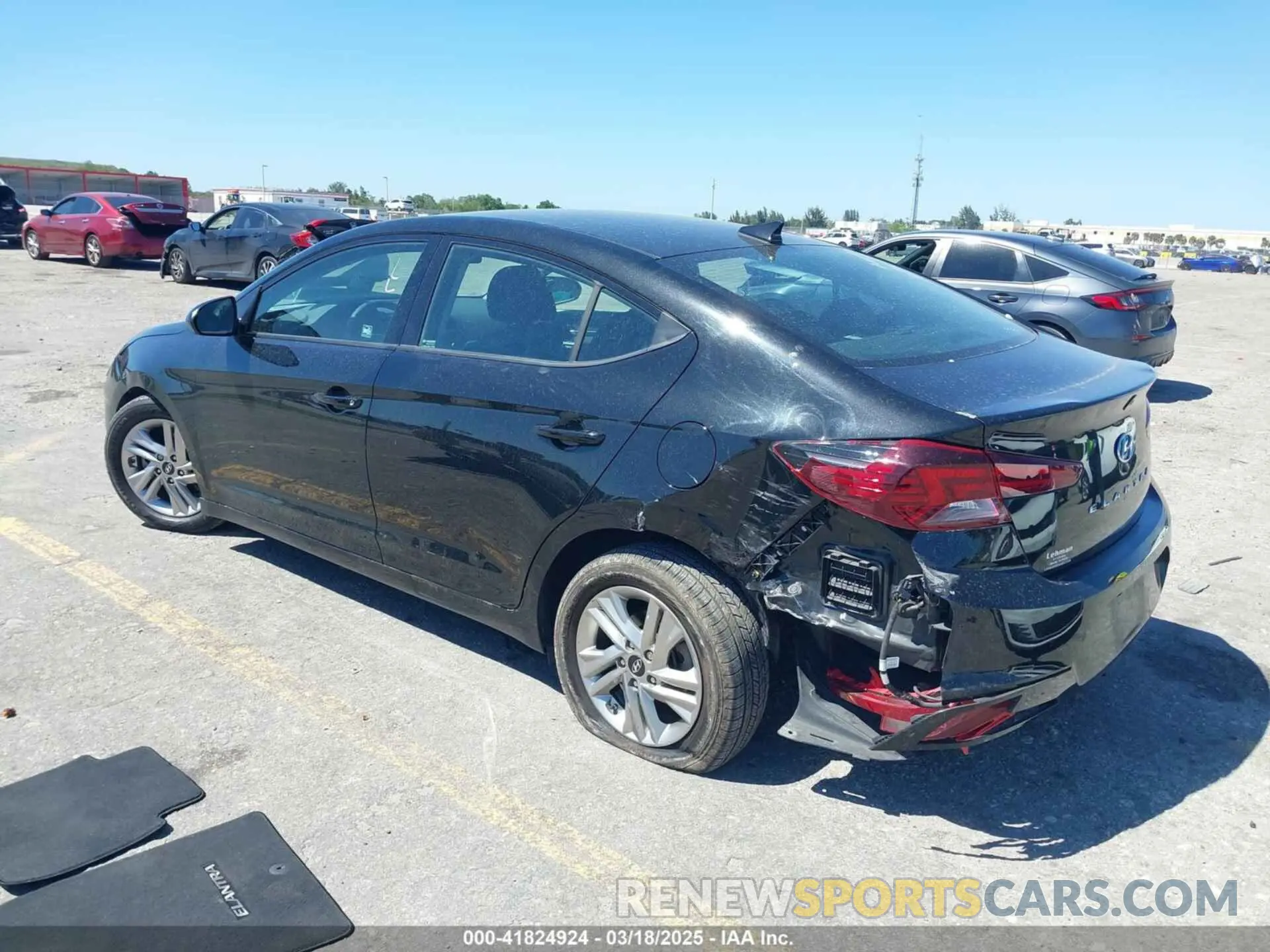 3 Photograph of a damaged car 5NPD84LF4LH519349 HYUNDAI ELANTRA 2020